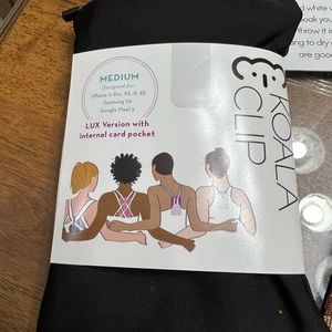 Koala clip - medium black lux